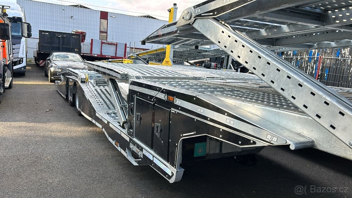 Návěs, přepravník, automobily, plato,