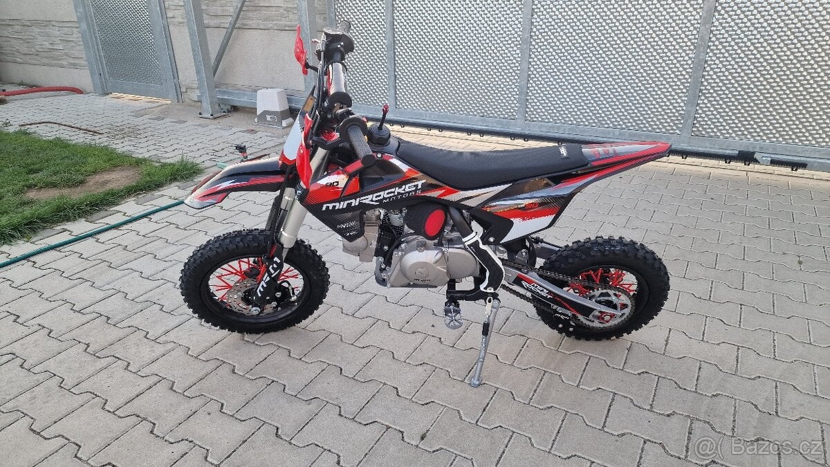 Pitbike MiniRocket Dorado DK90 12/10 Automat, el startér, se