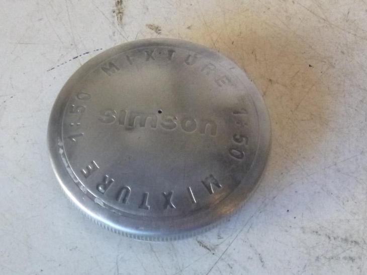 Simson s51 Enduro víčko nádrže
