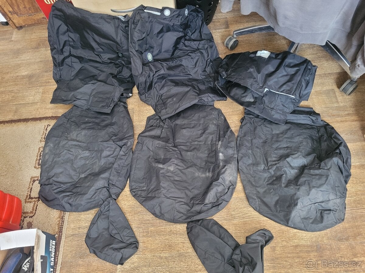 Land rover discovery potahy zadních sedadel