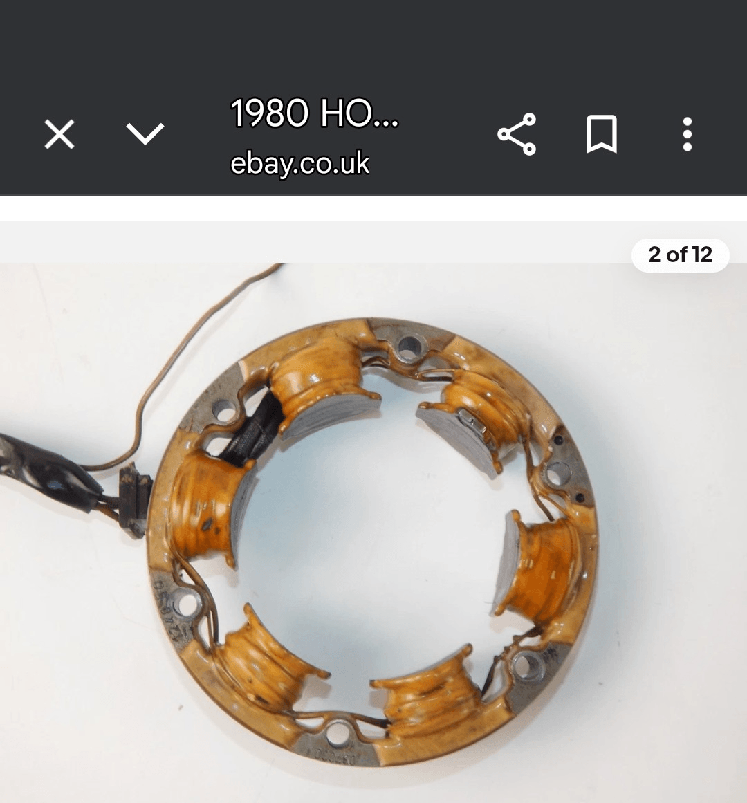 Kúpim stator na Hondo xl12r