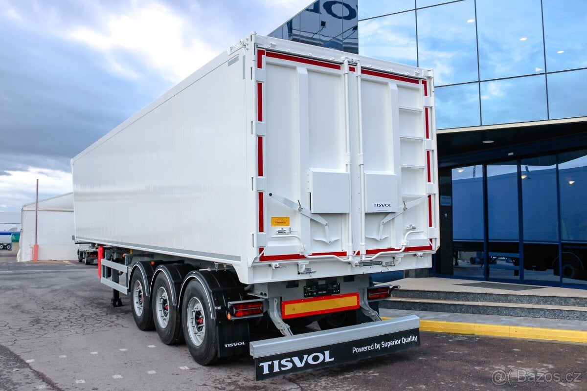 Sklápěcí návěs - Tisvol 57.3m3 5980kg Ihňed k odberu