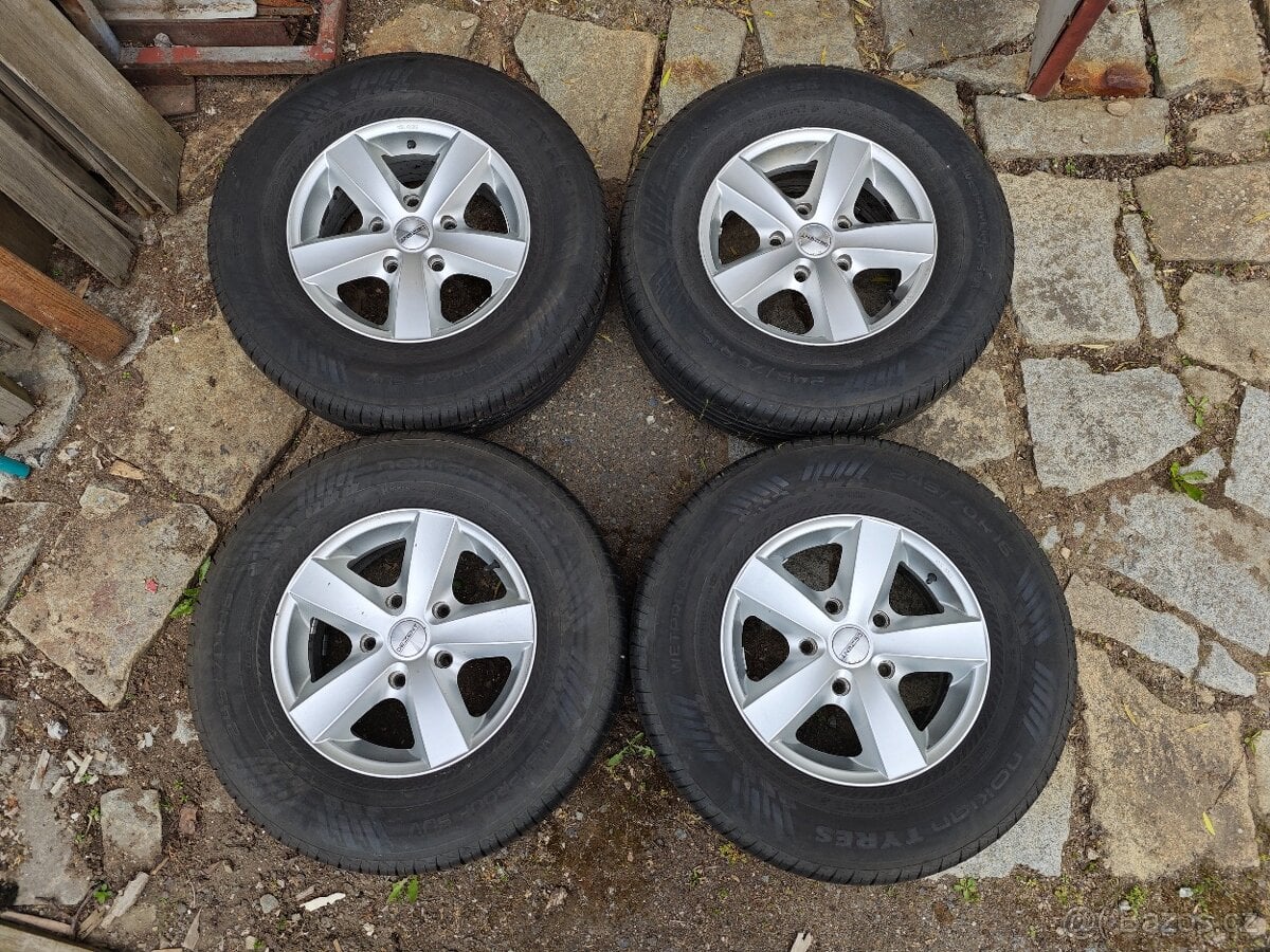 Letní sada 5,5mm - Pneu 245/70 R16 - Alu disky 5x139,7 R16