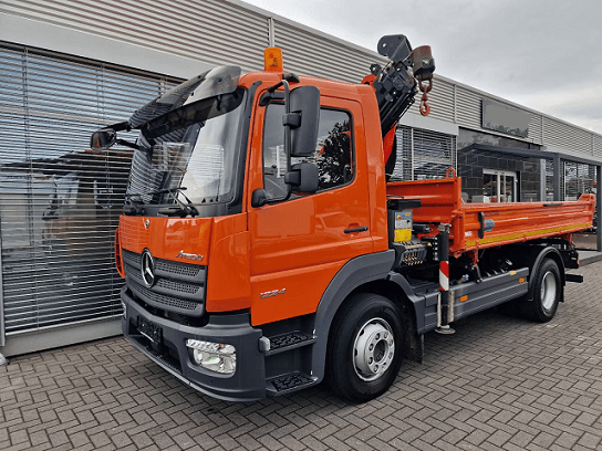 Mercedes-Benz Atego 1224 - sklápěč s hydraulickou rukou