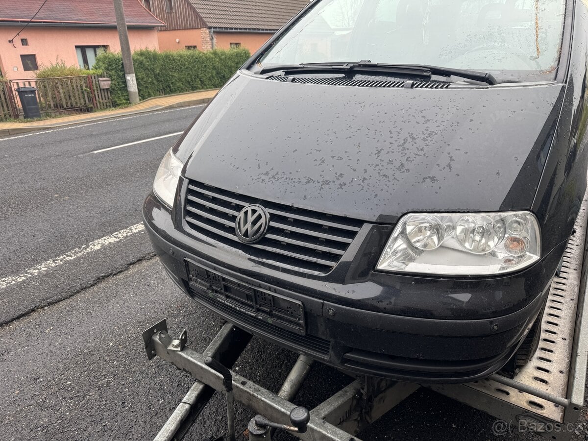 Díly VW sharan 1.9tdi 96kw černá barva LO41