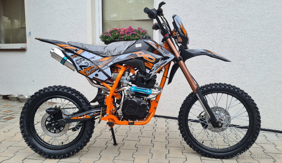 Pitbike KXD GT-150cc, El. starter,Kola 19/16,Motor Honda DAX