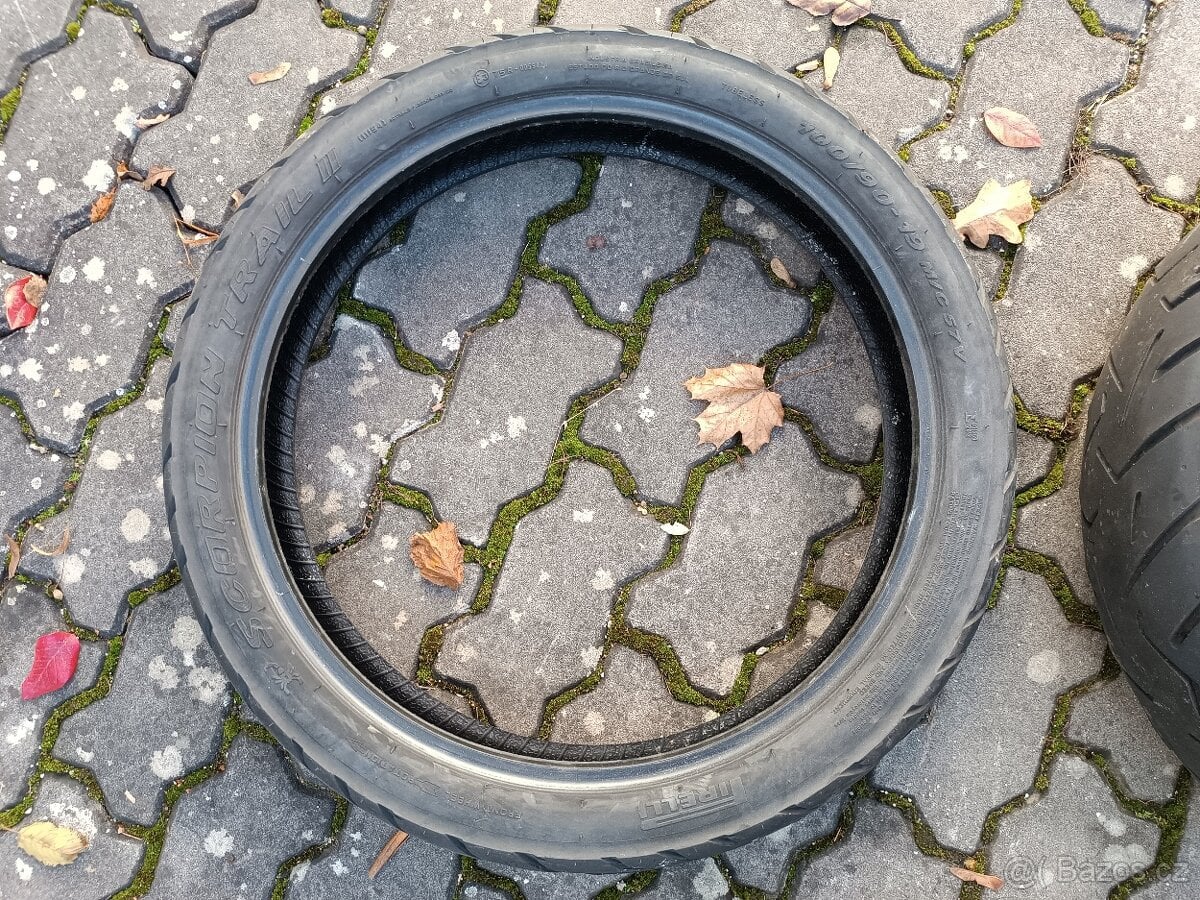 Prodám enduro pneumatiky Pirelli na motorku, jednotlivě