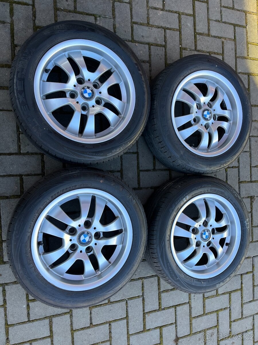 4x alu disky 5x120 R16, letní pneu