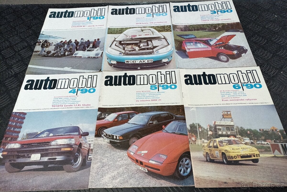 ČASOPIS AUTOMOBIL 1990, 12KS, ŠKODA FAVORIT, FORMAN