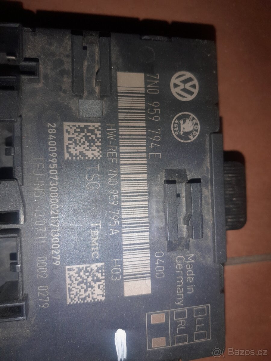 Vw Sharan řídící jednotka P Z dveří  7N0959794E