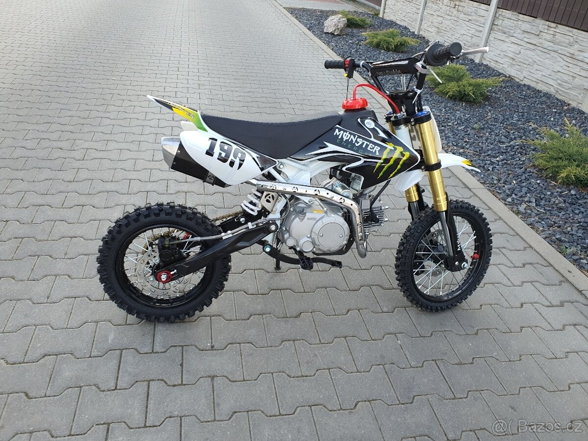 Pitbike CRF50 125ccm 14/12 Monster Edition, sedlo 76cm