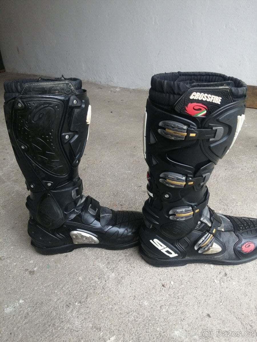Motokrosove boty sidi crossfire srs+nahr. Podrazky