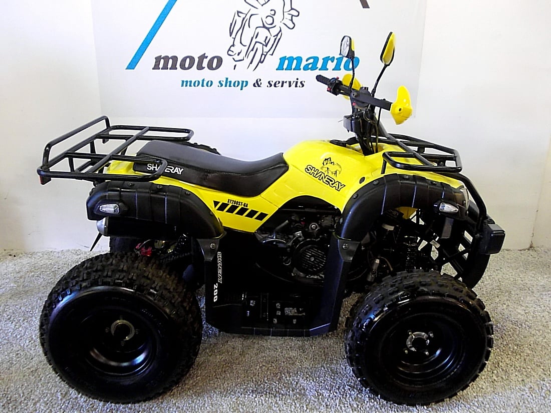 ATV Shineray XY 200 ST nové v ČR, jen 300km Výrobní STAV