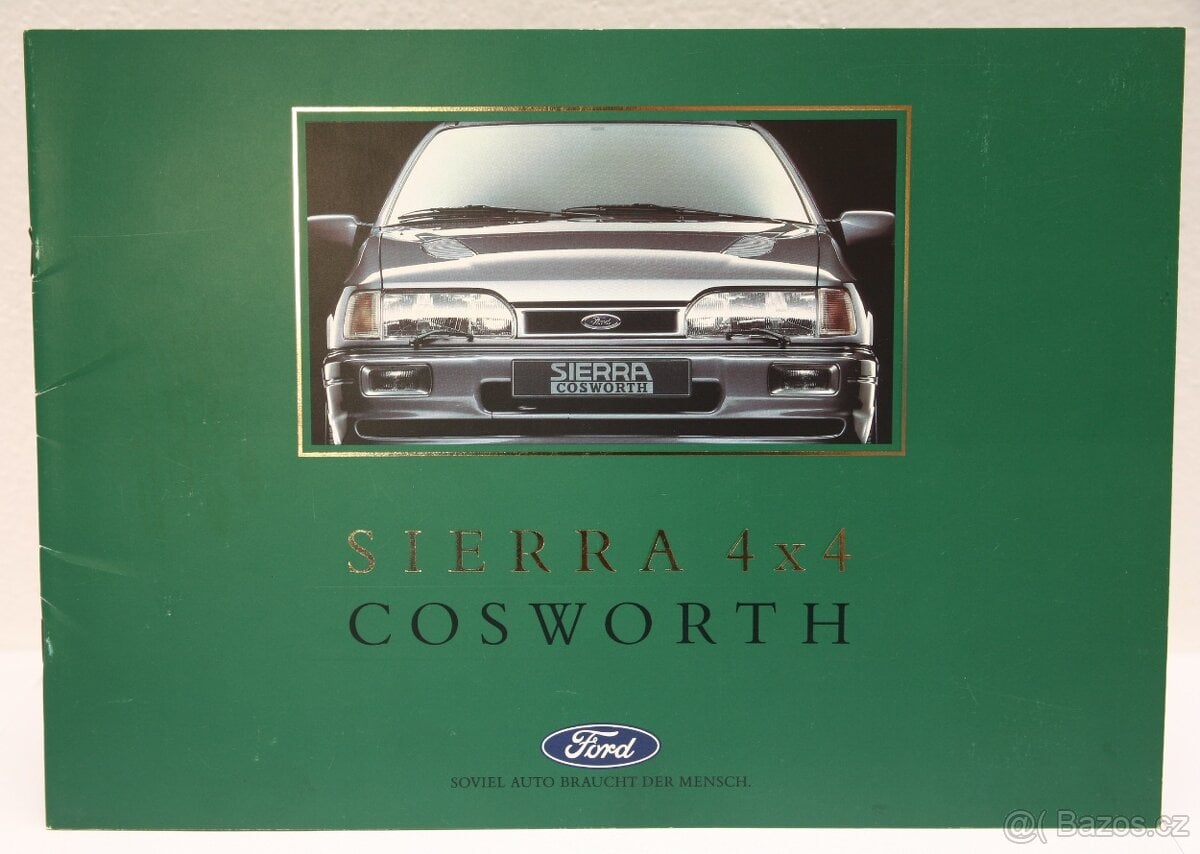 Prospekt Ford SIERRA 4x4 COSWORTH (1989)
