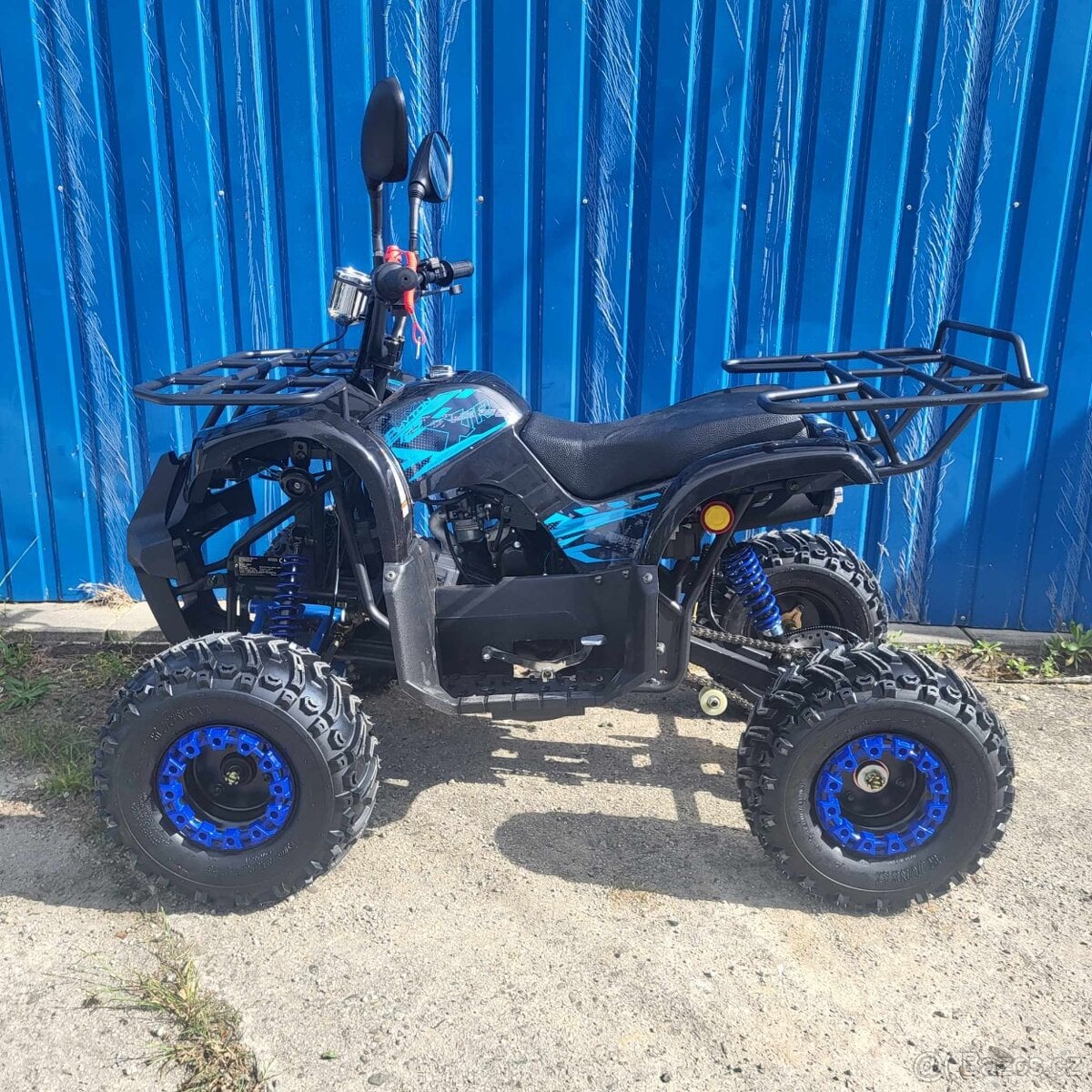 Čtyřkolka XTR Python 125cc 7" modrá