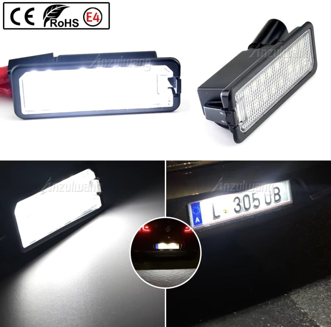 LED PODSVÍCENÍ SPZ  VW GOLF  PASSAT