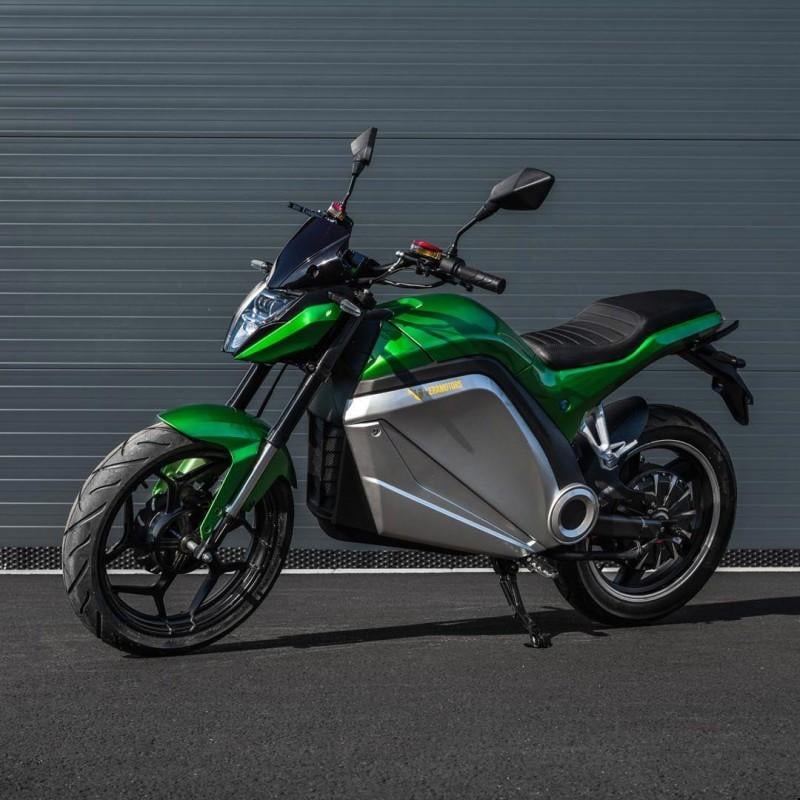 Elektrická motorka Leramotors Lancaster 3000W, zelená