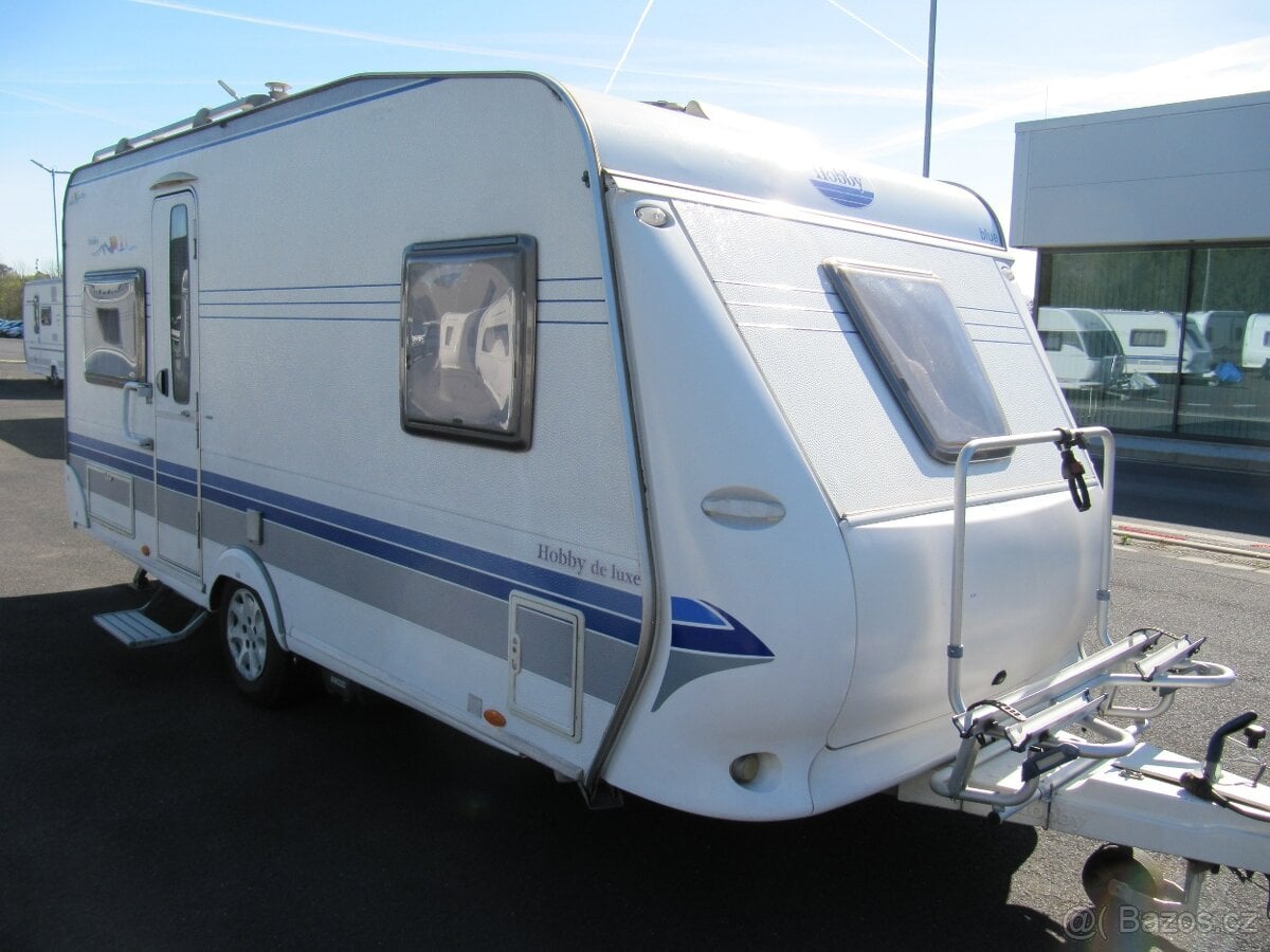 Prodám karavan Hobby 460 ufe,r.v.2008 + TOP VÝBAVA