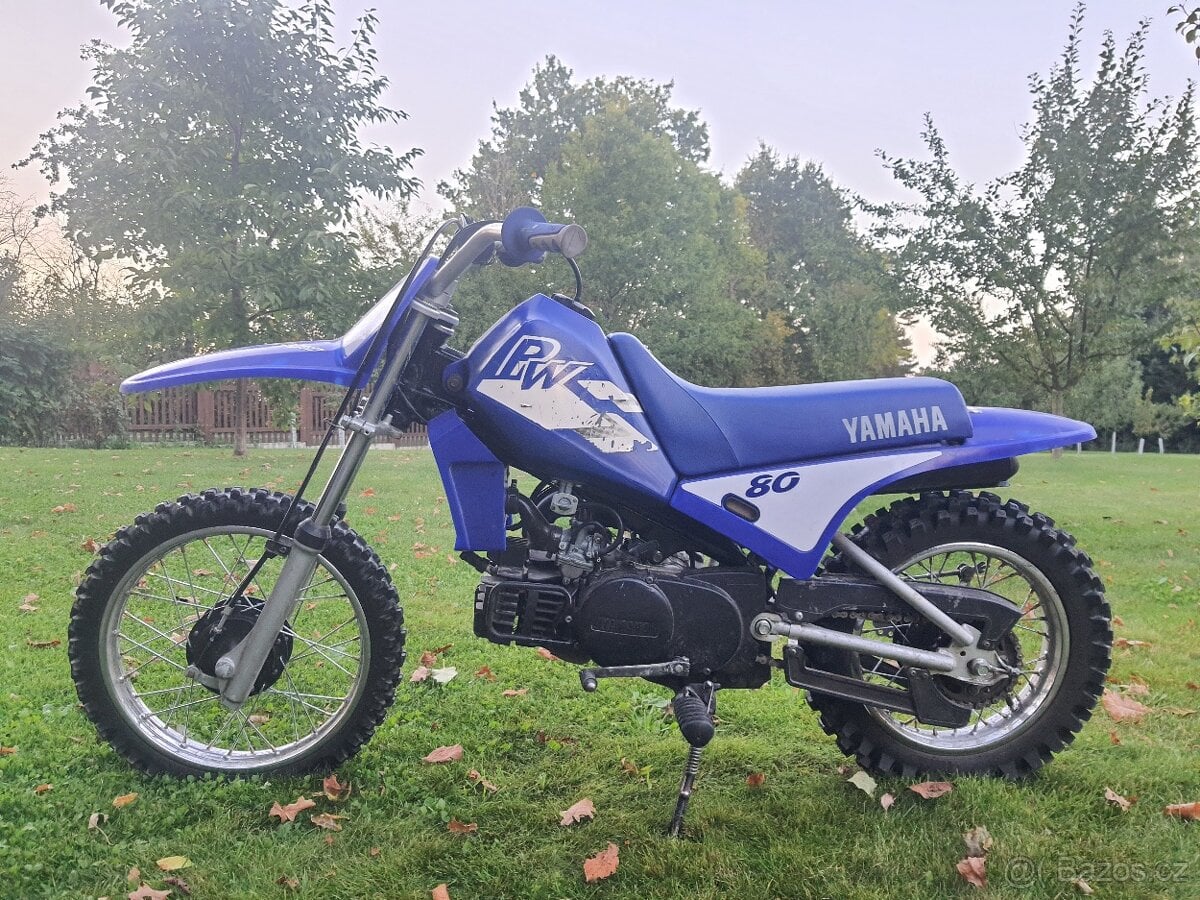 Yamaha PW 80 - SUPER STAV + SERVIS 33.000,- Kč