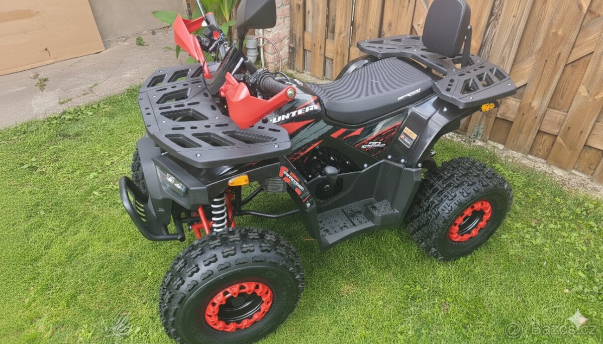 Nová červená čtyřkolka pro větší děti 125cm 8"kola