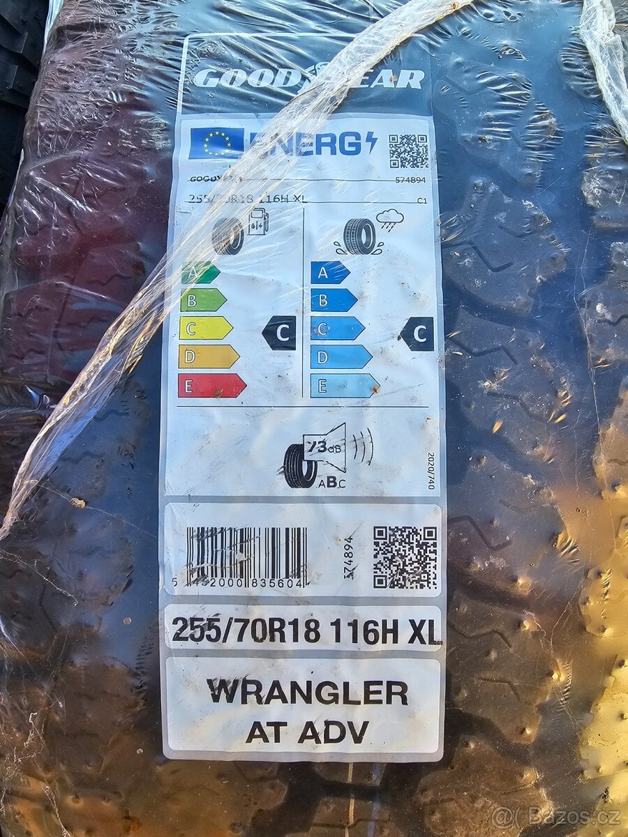Prodam Goodyear WRANGLER AT ADV 255/70R 18 116H XL