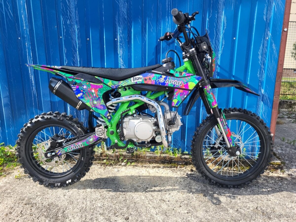 Pitbike APAQ ATOM 125ccm 17"/14" E-START + světlo