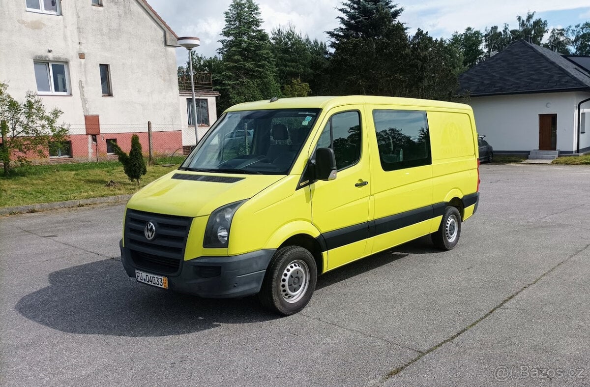 VW Crafter TDI, 100 kW, 12/2007,8 míst,tažné,PDC