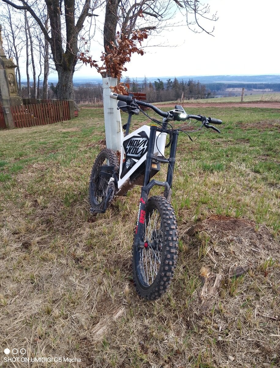 Elektro motorka - možná výměna za celoodpružené elektro kolo