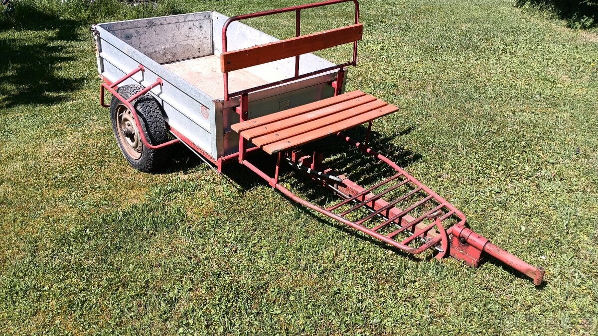 hliníkový vozík za čtyřkolku