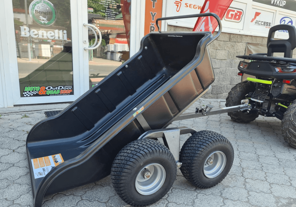 Vozík dvounápravový za čtyřkolku  ATV TRAILER GARDEN 680