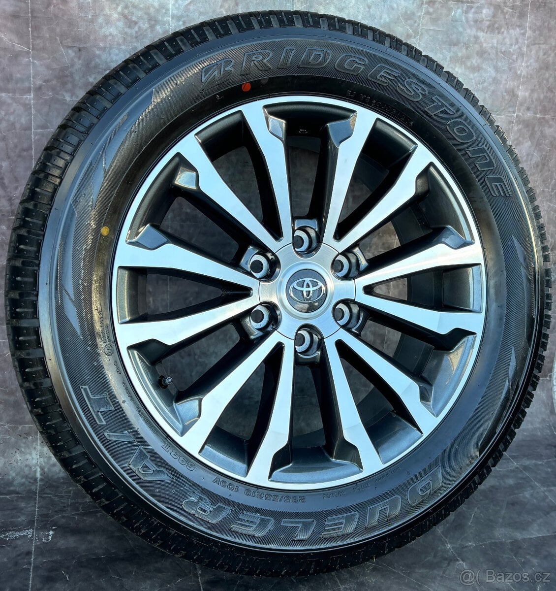 Orig. Alu kola Toyota Land Cruiser,Hilux 265/55/19 100%STAV