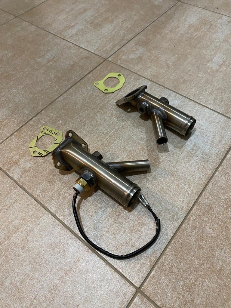 Nissan Patrol M57 SWAP - Nerezová přípojka vodního okruhu