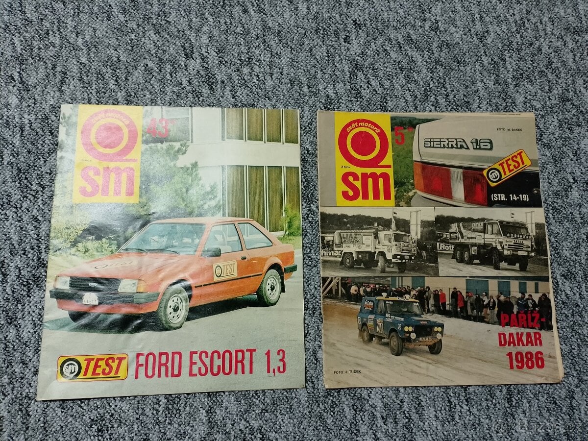 Ford Escort Mk III, Ford Sierra-test Svět motorů