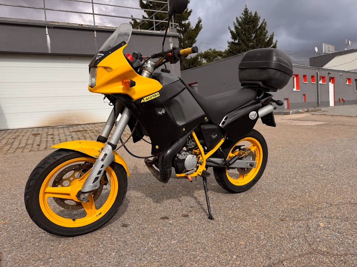 2003 CAGIVA SUPERCITY 50, PO SERVISU, KUFR GIVI