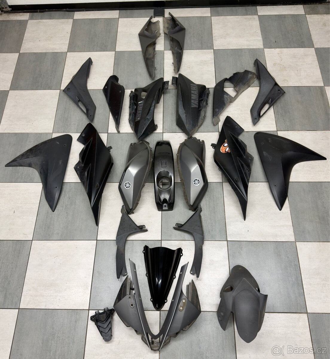 Yamaha YZF-R125 2014-2018 Sada Kapot, Plexi PUIG