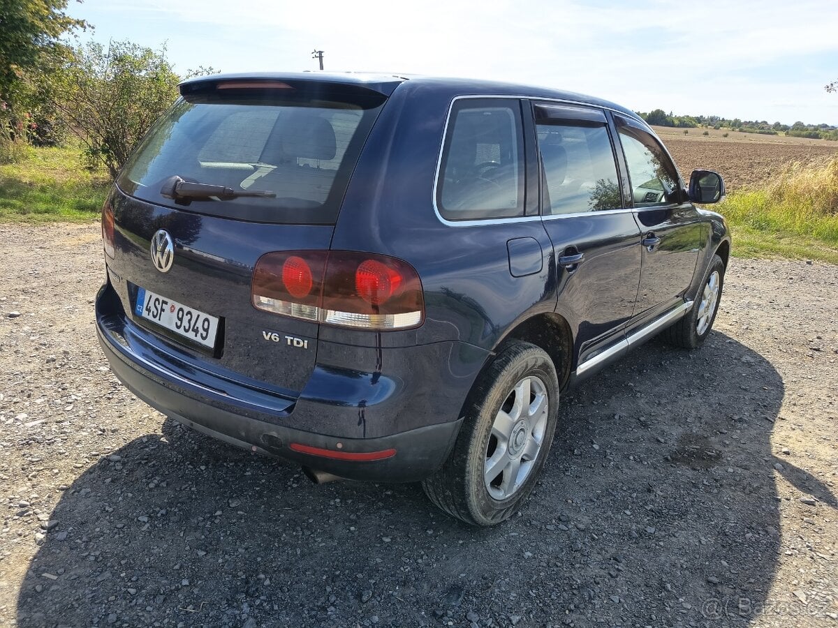 VW Touareg 3.0 V6 tdi BKS 165kW 2007 manuál na pružinách