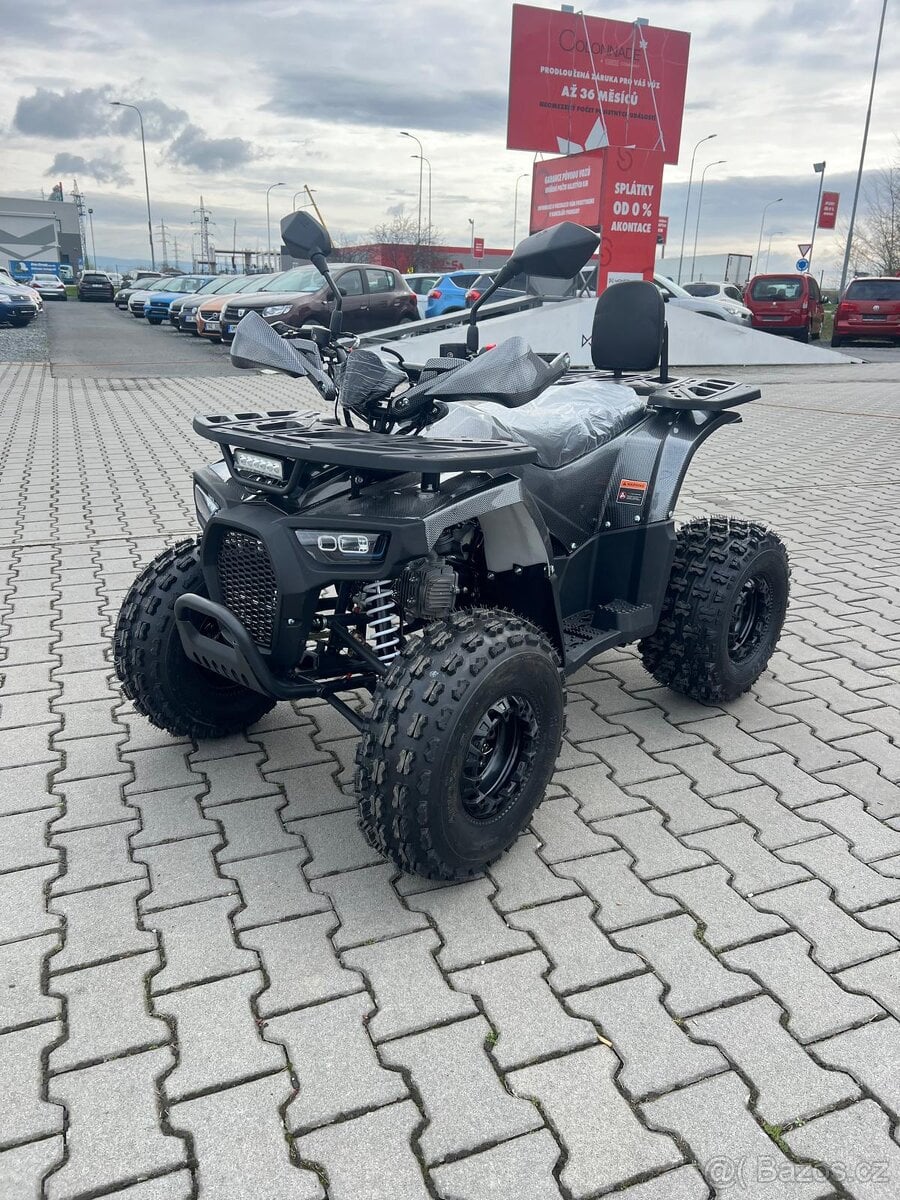 Dětská čtyřkolka Piranha Veyron 125cc 1G8 - Carbon