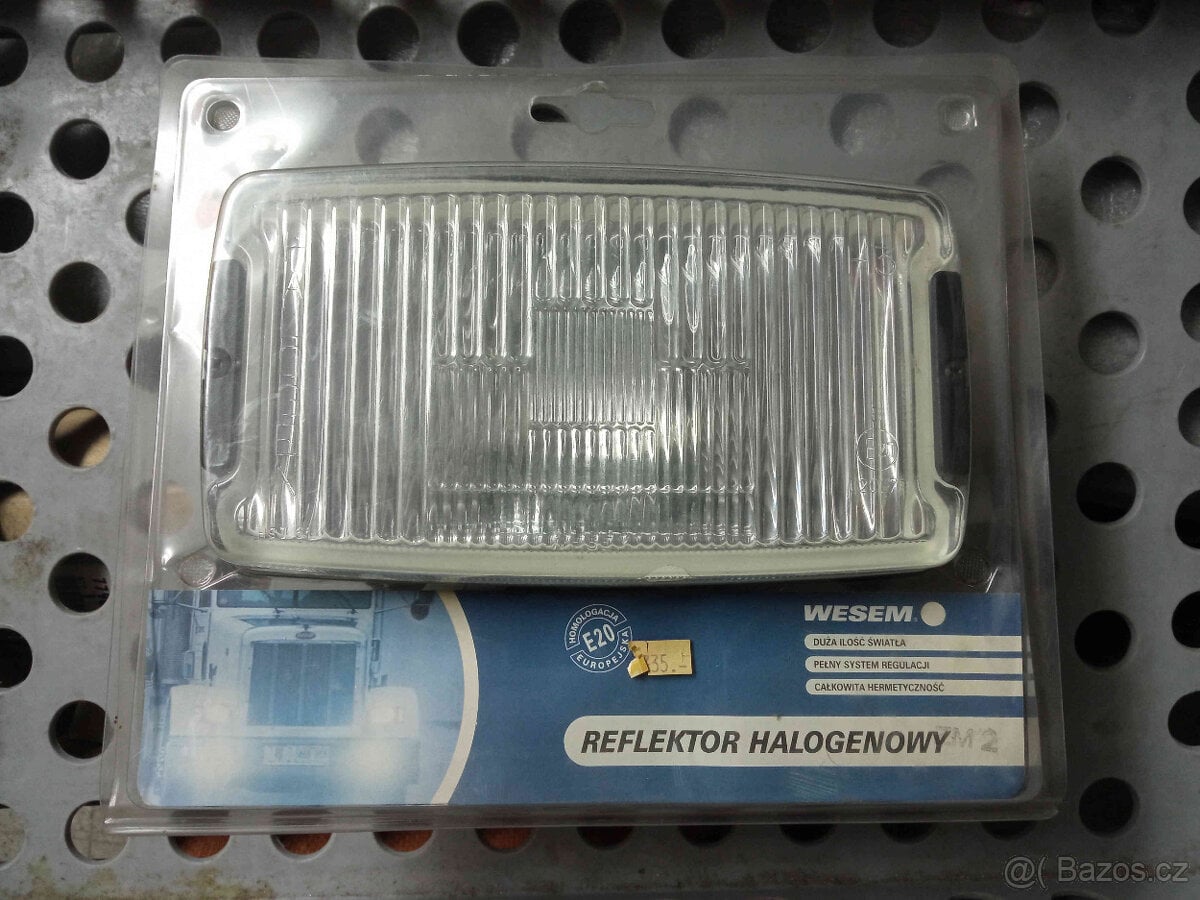 Přídavné mlhové světlo hranaté 220x123mm WESEM