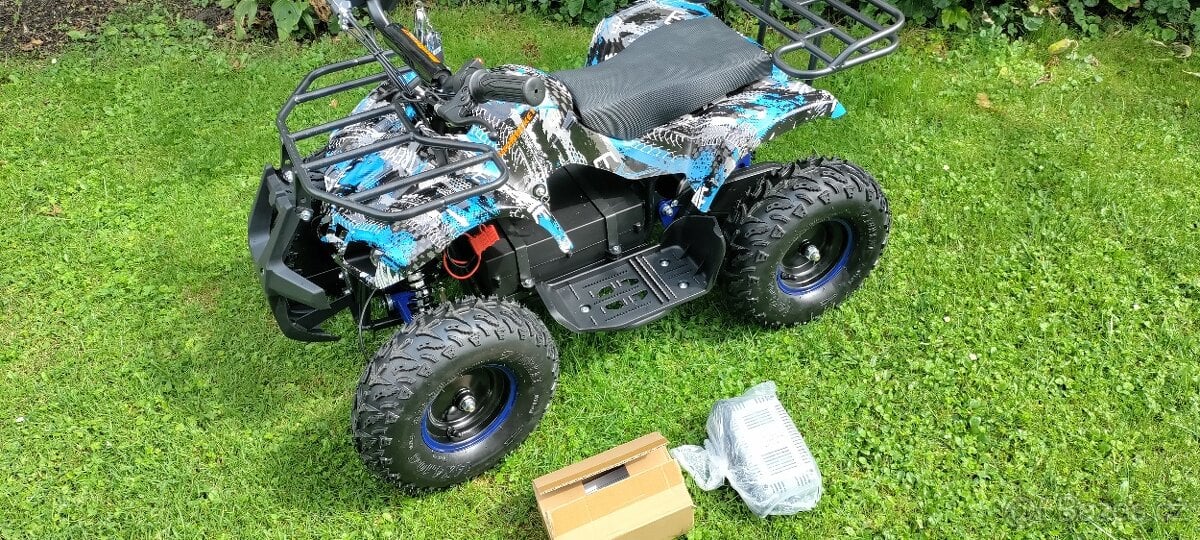Nová dětská Elektrická čtyřkolka Tori 1200W modrá