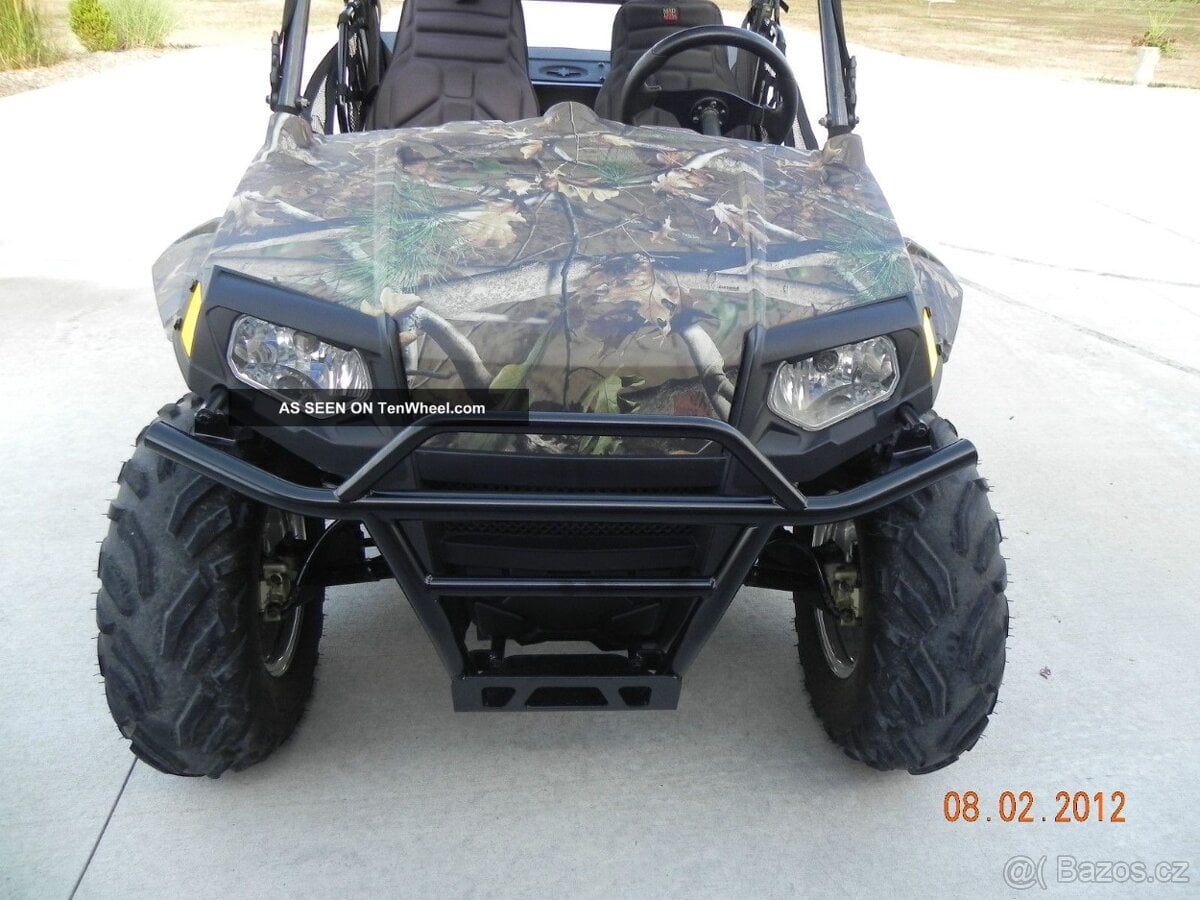 polaris rzr 170 ochranný rám , čelní půl sklo ,střecha......