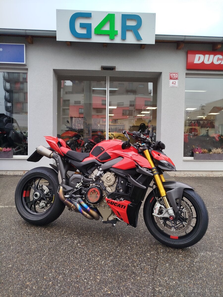 Ducati Streetfighter V4 S, 1.MAJITEL, ČR, -DPH,ÚŽASNÁ VÝBAVA