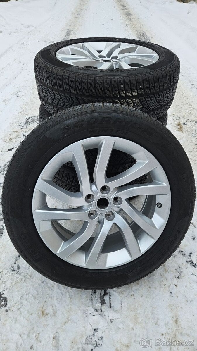 Originál Land Rover ALU kola R20 5x120 + Pirelli