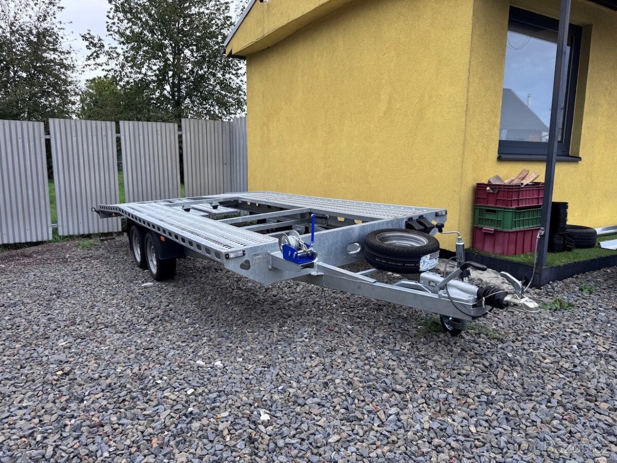 Přívěsný vozík, autopřepravník 460x205cm,3000kg