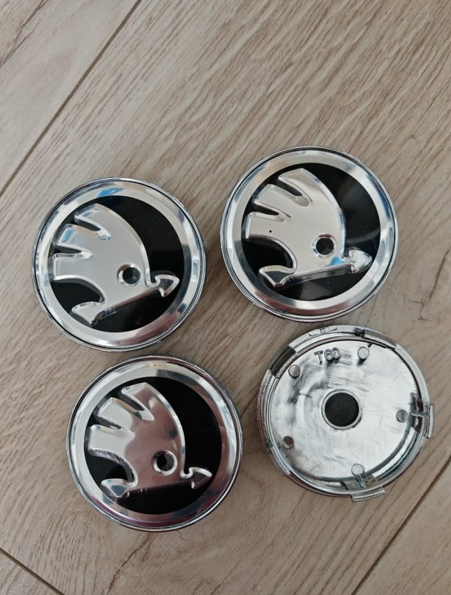 Středové krytky pokličky loga Volkswagen 60 mm