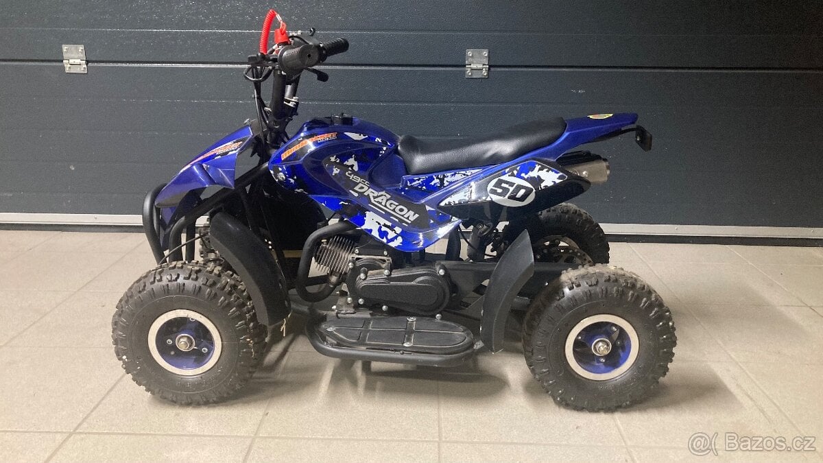 Dětská čtyřkolka 49ccm Dragon II Sport modrá