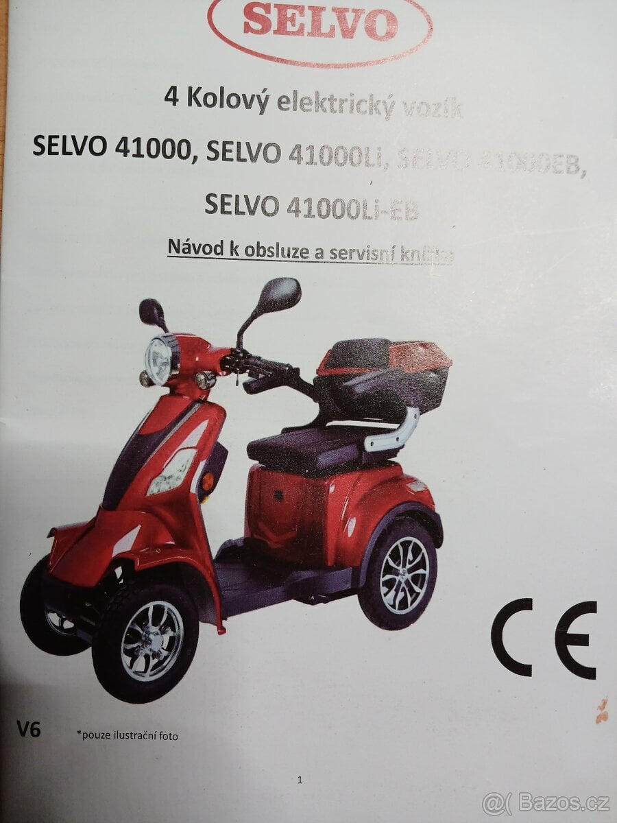 Elektrický vozík pro seniory