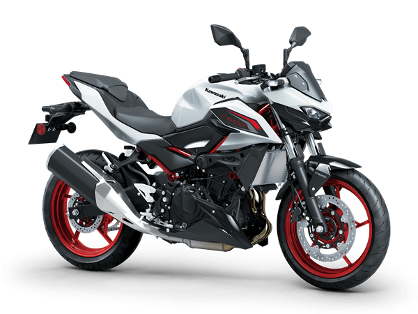 KAWASAKI Z500 SE MY26 Pearl Blizzard White / Ebony (WT1)