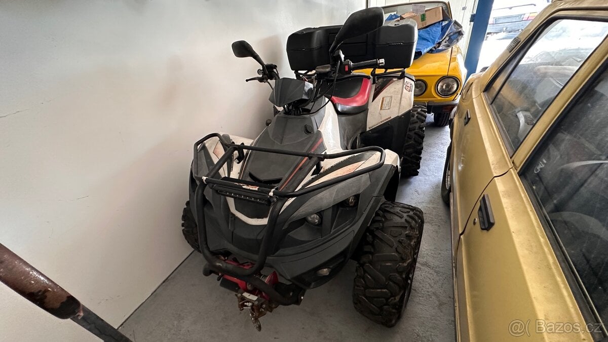 ČTYŘKOLKA LINHAI 400 4x4 + RADLICE A KUFRY