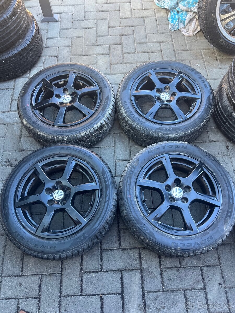 Alu kola 5x100 R15 (zimní pneu )
