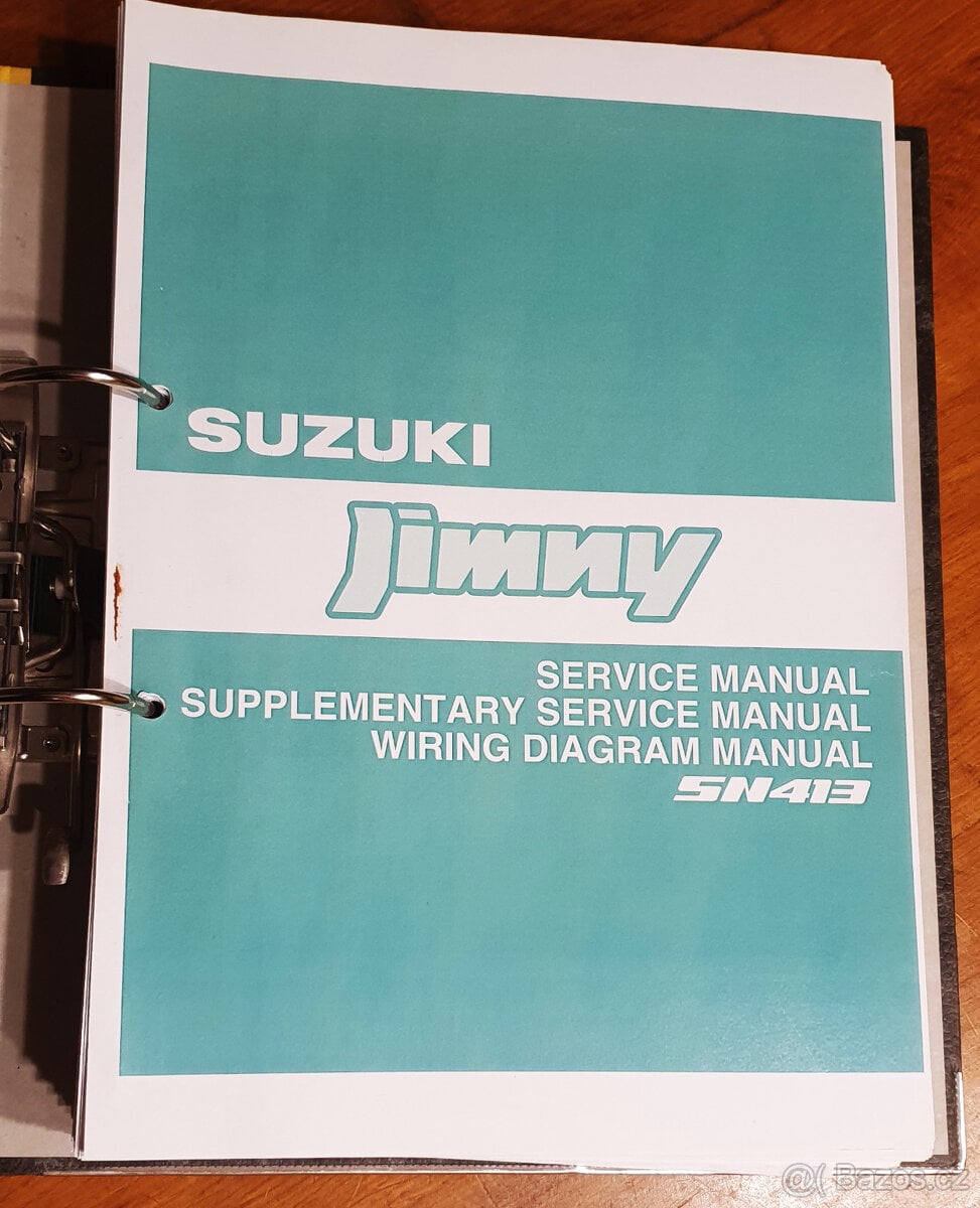 Servisní manuál Suzuki Jimny SN 413 .
